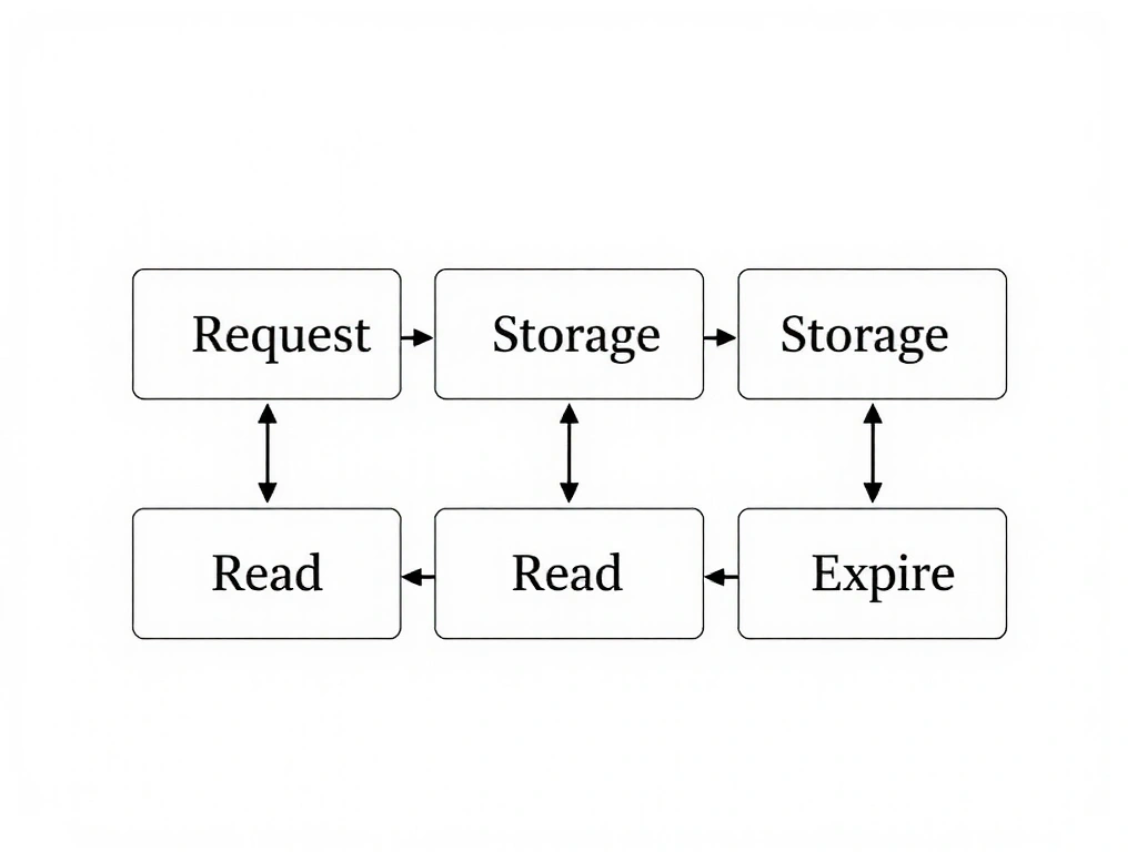 Diagramme du cycle de vie des cookies