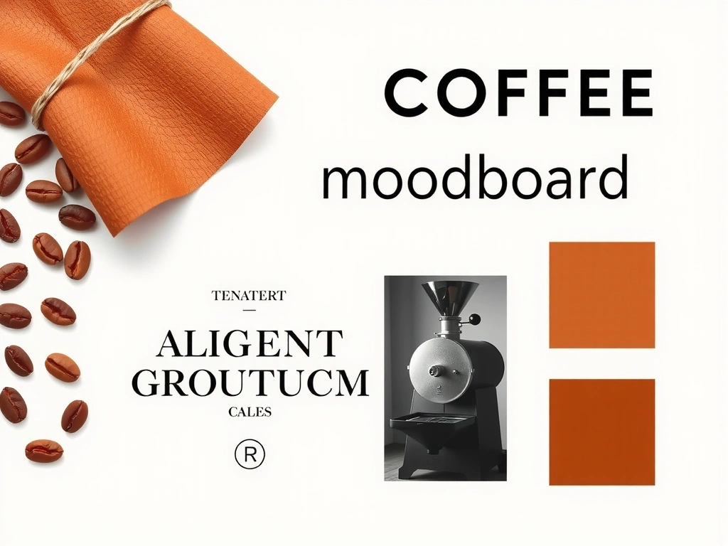 Moodboard de la direction artistique